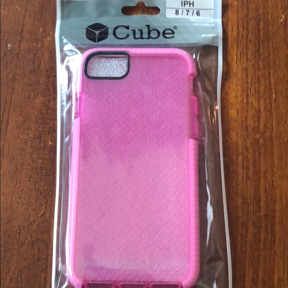Pink Rubber case for iPhone. - Picture 2 of 3